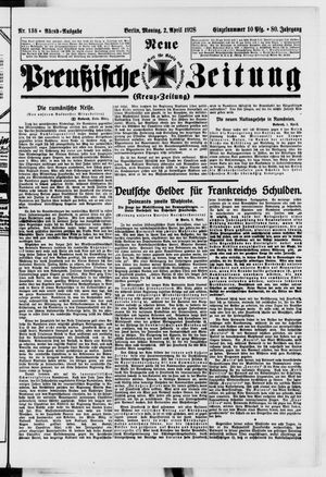Neue preußische Zeitung vom 02.04.1928