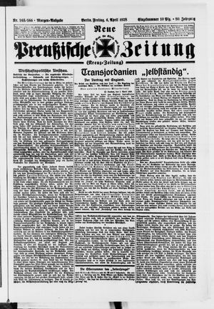 Neue preußische Zeitung vom 06.04.1928