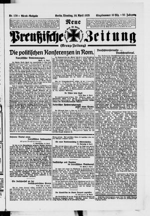 Neue preußische Zeitung vom 10.04.1928