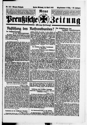 Neue preußische Zeitung vom 18.04.1928
