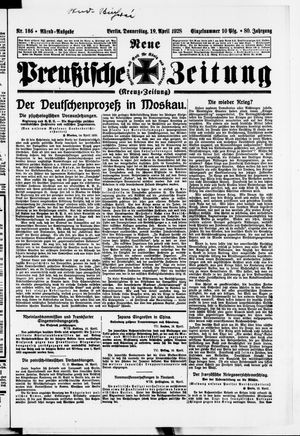 Neue preußische Zeitung vom 19.04.1928