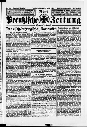 Neue preußische Zeitung vom 29.04.1928