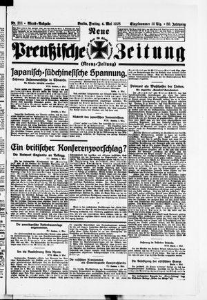 Neue preußische Zeitung vom 04.05.1928