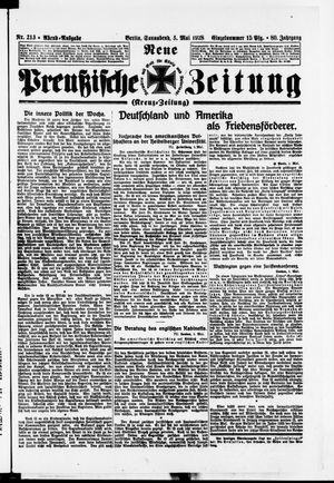 Neue preußische Zeitung vom 05.05.1928