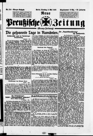 Neue preußische Zeitung vom 08.05.1928