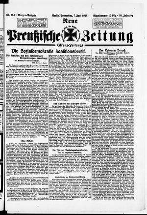 Neue preußische Zeitung vom 07.06.1928