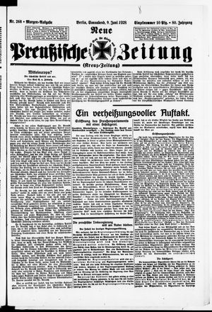 Neue preußische Zeitung vom 09.06.1928