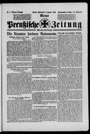 Neue preußische Zeitung vom 05.01.1929