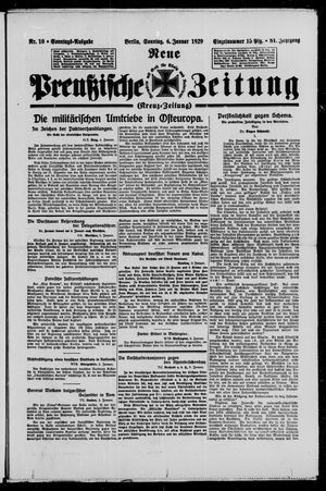 Neue preußische Zeitung vom 06.01.1929