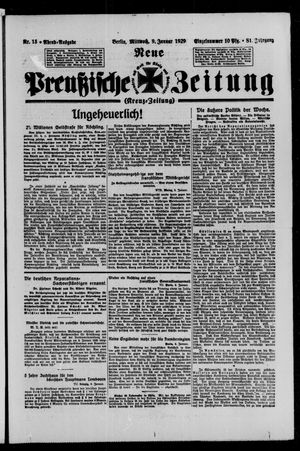 Neue preußische Zeitung vom 09.01.1929
