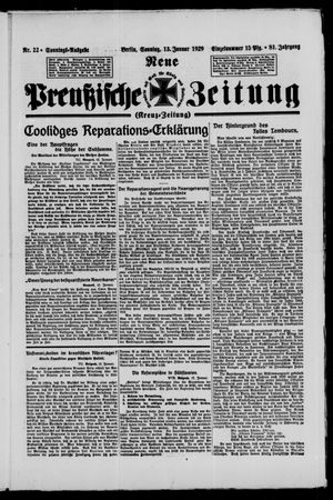 Neue preußische Zeitung vom 13.01.1929