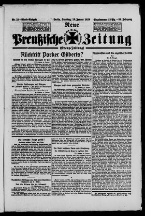 Neue preußische Zeitung vom 15.01.1929