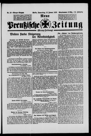 Neue preußische Zeitung vom 17.01.1929