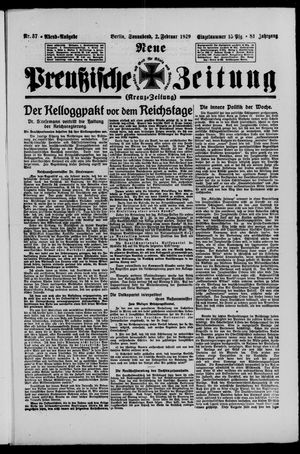 Neue preußische Zeitung vom 02.02.1929
