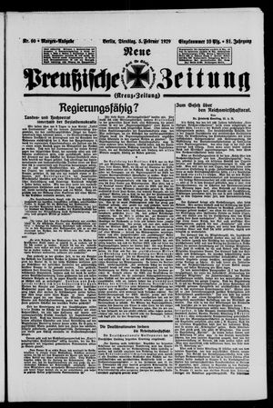 Neue preußische Zeitung vom 05.02.1929