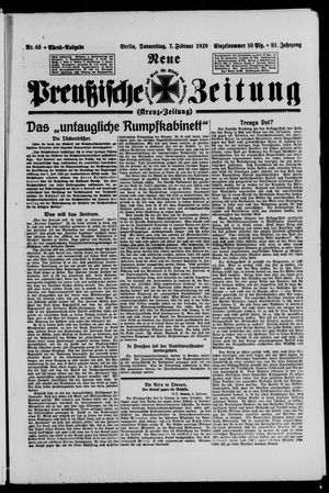 Neue preußische Zeitung vom 07.02.1929