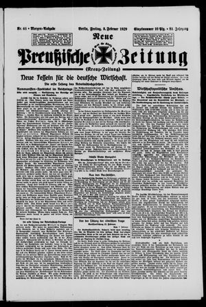 Neue preußische Zeitung vom 08.02.1929