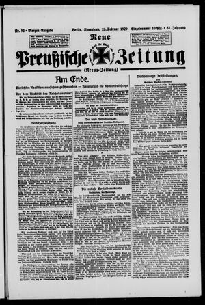 Neue preußische Zeitung vom 23.02.1929
