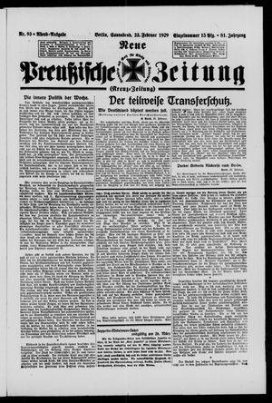 Neue preußische Zeitung vom 23.02.1929