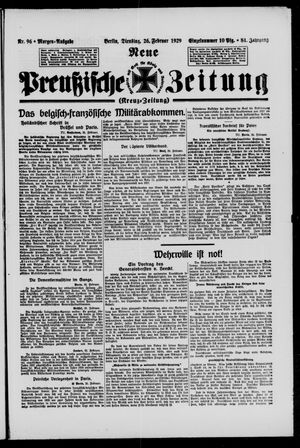 Neue preußische Zeitung vom 26.02.1929