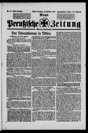 Neue preußische Zeitung vom 26.02.1929