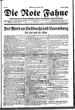 Die rote Fahne vom 12.02.1919