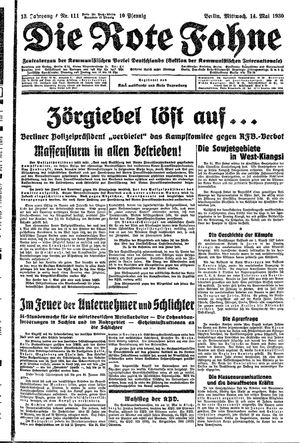 Die rote Fahne vom 14.05.1930