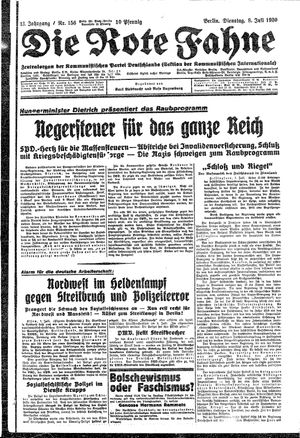 Die rote Fahne vom 08.07.1930