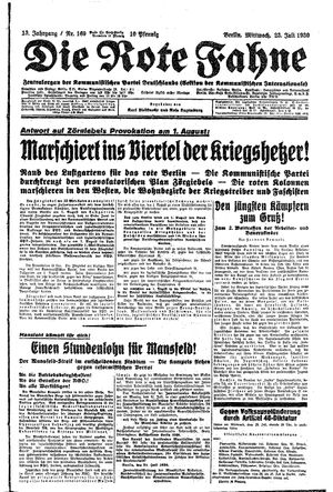 Die rote Fahne vom 23.07.1930