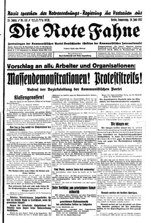 Die rote Fahne vom 16.06.1932