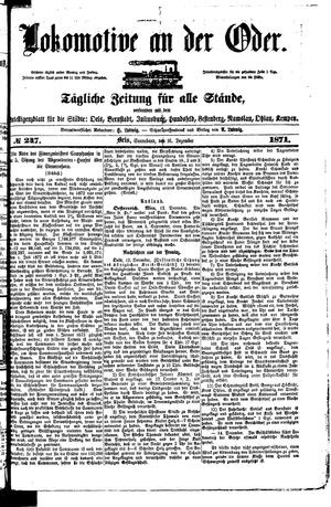 Lokomotive an der Oder vom 16.12.1871