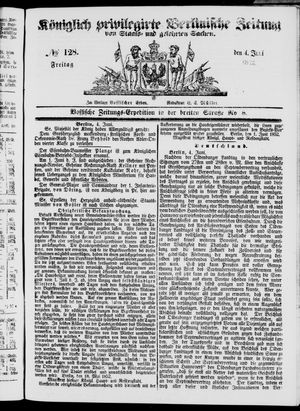 Königlich privilegirte Berlinische Zeitung von Staats- und gelehrten Sachen on Jun 4, 1852