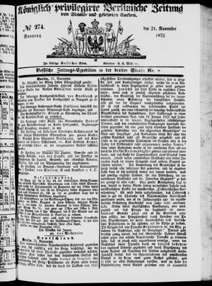 Königlich privilegirte Berlinische Zeitung von Staats- und gelehrten Sachen vom 21.11.1852