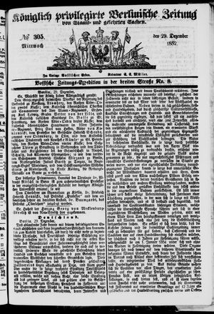 Königlich privilegirte Berlinische Zeitung von Staats- und gelehrten Sachen on Dec 29, 1852