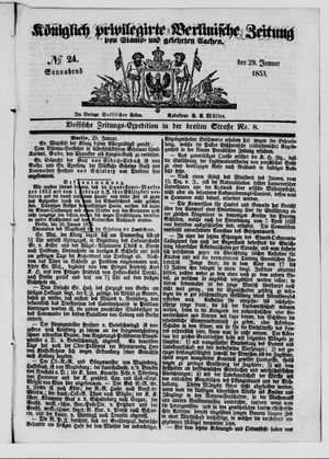 Königlich privilegirte Berlinische Zeitung von Staats- und gelehrten Sachen on Jan 29, 1853