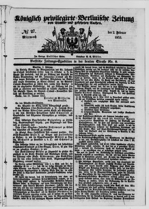 Königlich privilegirte Berlinische Zeitung von Staats- und gelehrten Sachen vom 02.02.1853