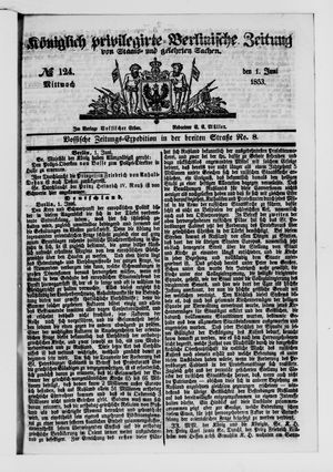 Königlich privilegirte Berlinische Zeitung von Staats- und gelehrten Sachen vom 01.06.1853