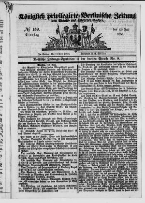 Königlich privilegirte Berlinische Zeitung von Staats- und gelehrten Sachen on Jul 12, 1853