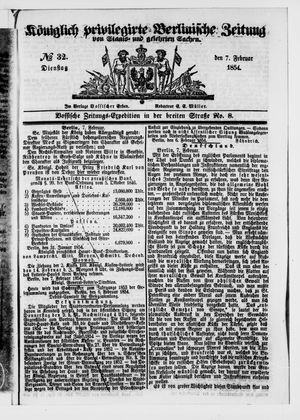 Königlich privilegirte Berlinische Zeitung von Staats- und gelehrten Sachen on Feb 7, 1854