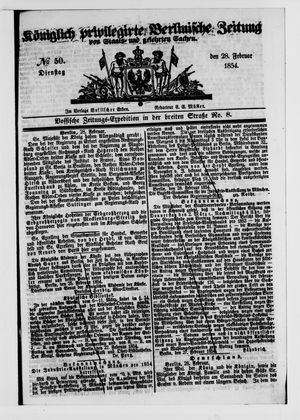 Königlich privilegirte Berlinische Zeitung von Staats- und gelehrten Sachen vom 28.02.1854