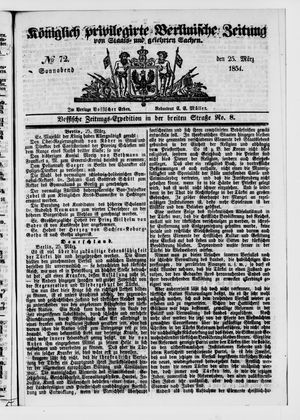 Königlich privilegirte Berlinische Zeitung von Staats- und gelehrten Sachen on Mar 25, 1854