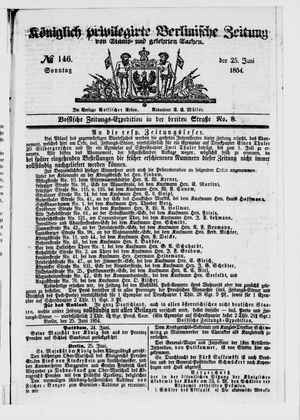 Königlich privilegirte Berlinische Zeitung von Staats- und gelehrten Sachen on Jun 25, 1854
