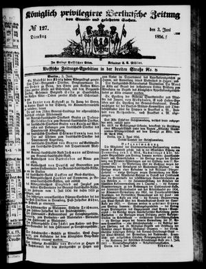 Königlich privilegirte Berlinische Zeitung von Staats- und gelehrten Sachen on Jun 3, 1856