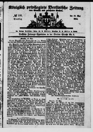 Königlich privilegirte Berlinische Zeitung von Staats- und gelehrten Sachen vom 10.05.1864