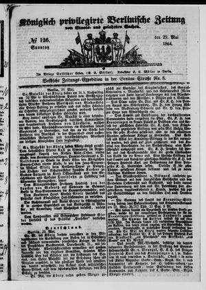 Königlich privilegirte Berlinische Zeitung von Staats- und gelehrten Sachen vom 29.05.1864