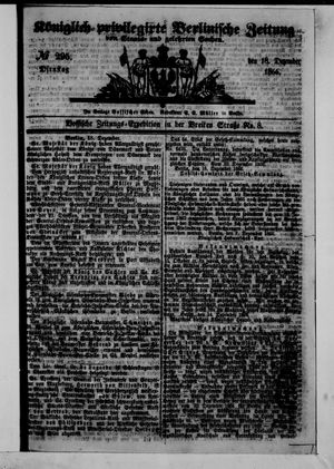 Königlich privilegirte Berlinische Zeitung von Staats- und gelehrten Sachen on Dec 18, 1866