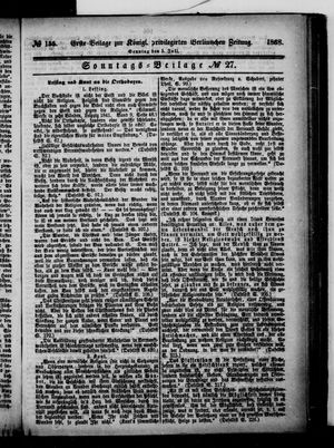 Königlich privilegirte Berlinische Zeitung von Staats- und gelehrten Sachen vom 05.07.1868