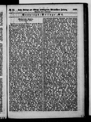 Königlich privilegirte Berlinische Zeitung von Staats- und gelehrten Sachen vom 07.02.1869