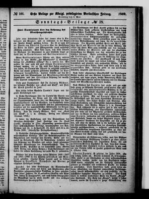 Königlich privilegirte Berlinische Zeitung von Staats- und gelehrten Sachen vom 02.05.1869