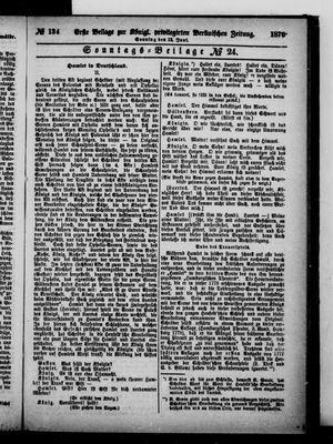 Königlich privilegirte Berlinische Zeitung von Staats- und gelehrten Sachen vom 12.06.1870